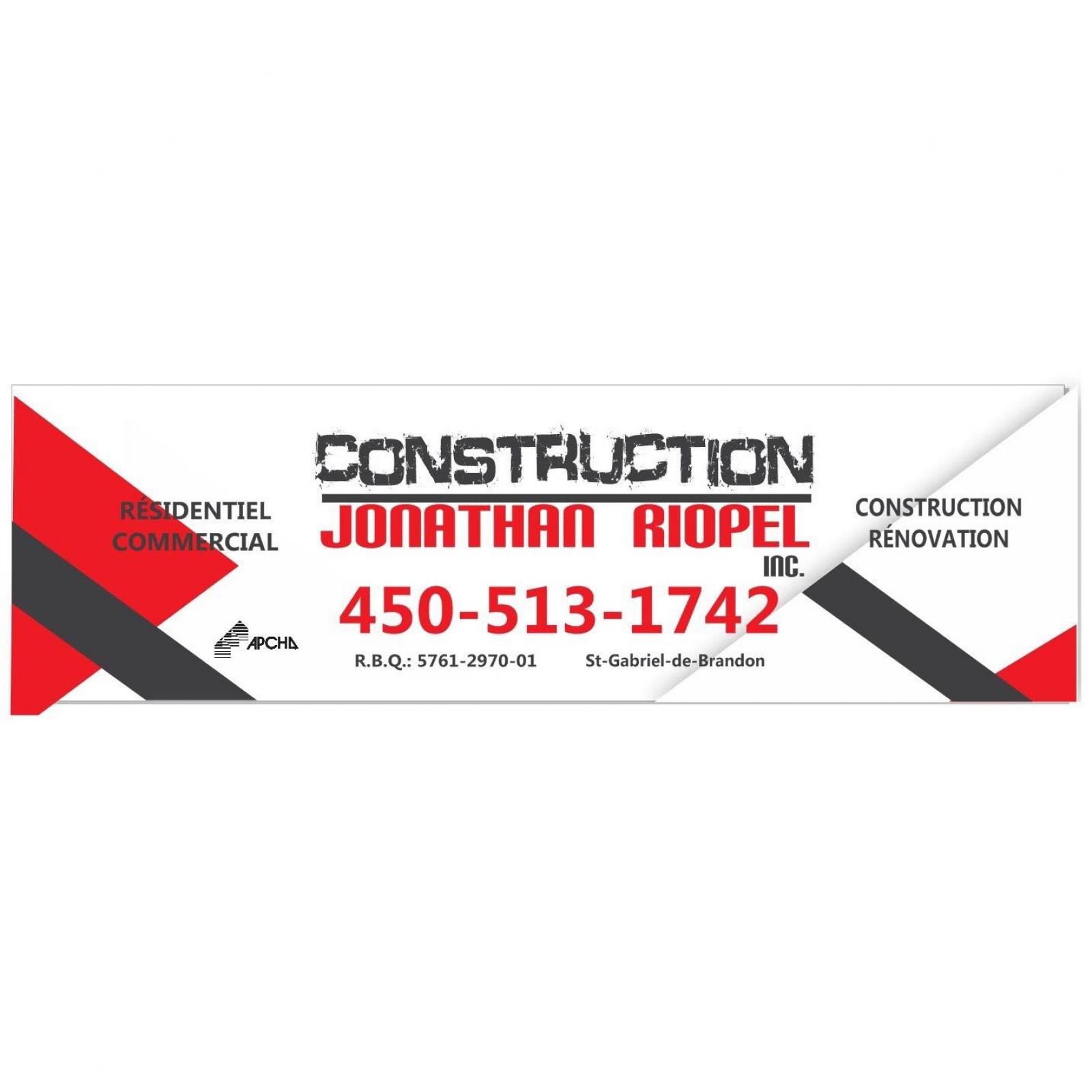 Construction Jonathan Riopel Saint-Gabriel-de-Brandon, (QC) Logo